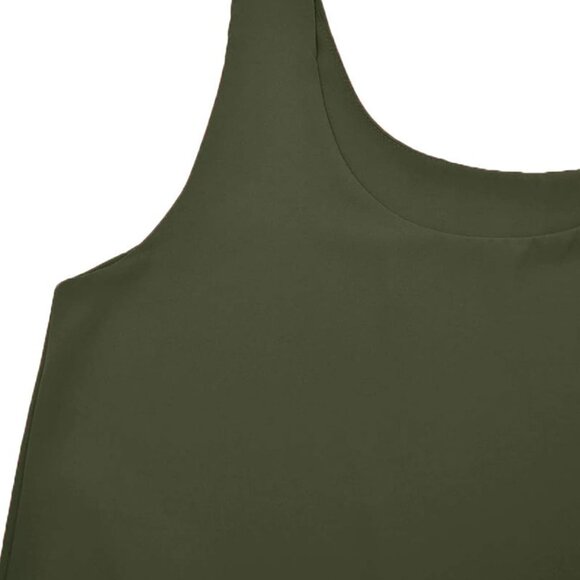 Women's Chiffon Layered Tank Top Summer Sleeveless Blouses Shirts - Picture 5 of 5